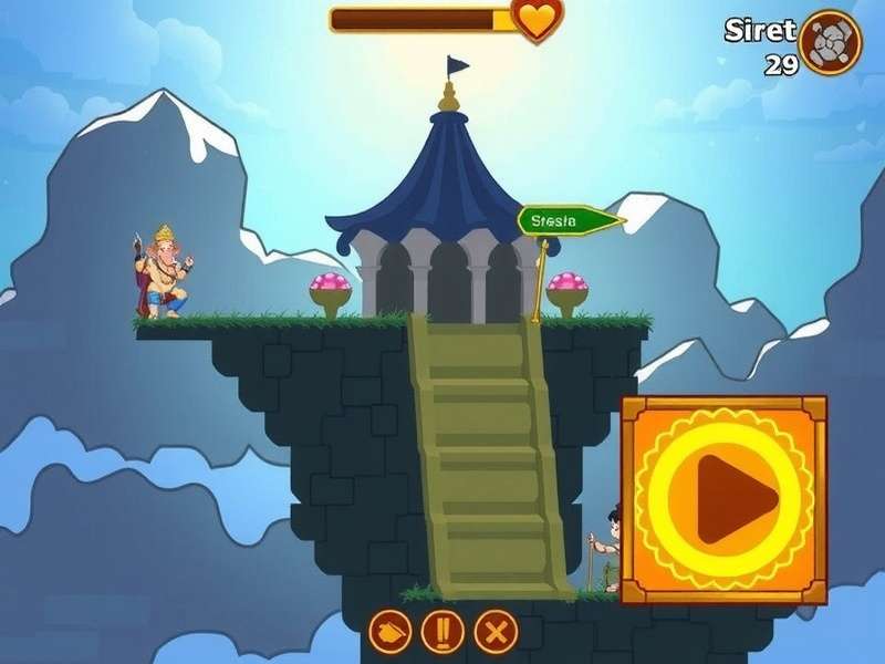 Ganesha's Heavenly Ascent gameplay mechanics